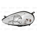 43888 VALEO Faro principale Sx, W5W, H4, PY21W, Colore Lampeggiatore: trasparente