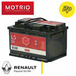 BATTERIA AVVIAMENTO ORIGINALE MOTRIO RENAULT L5 12V 90AH 750A (BM16935)