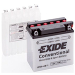 Batteria moto EXIDE 12N9-4B-1 9 AH 85 EN dimensioni 135X75X140