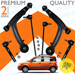 PREMIUM QUALITY KIT COMPLETO BRACCI SOSPENSIONE FIAT PANDA (169) DAL 2003 AL 2011 6 PEZZI