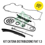 KIT CATENA DISTRIBUZIONE INA 9 PEZZI FIAT PUNTO PANDA LANCIA 1.3 MULTIJET MJET