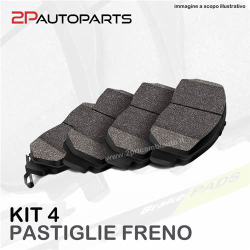 P-FRES045 - Pastiglie freno Anteriori ALFA ROMEO 145,146,155 FIAT  Barchetta,Marengo (Regata),Marengo (Tempra) - 2PARTS (Impianto frenante - Pastiglie  freno); P-FRES045