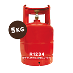 BOMBOLA DI GAS REFRIGERANTE R1234 DA 5KG HFO1234yf R1234YF NUOVO GAS EX R134A