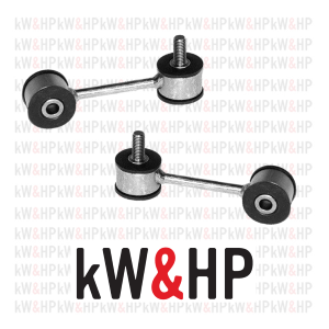 KW0047 - KIT 4 PEZZI BRACCI BRACCETTI E BIELLETTE BARRA STABILIZZATRICE  ANTERIORI AUDI A3 GOLF IV - kW&HP (Sospensioni e sterzo - Bracci  oscillanti); KW0047