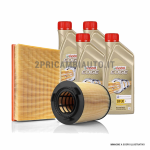 KIT FILTRI ARIA E OLIO TAGLIANDO + 4 LITRI CASTROL EDGE 5W30 OPEL CORSA D 1.3 CDTI