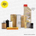 KIT TAGLIANDO 4 FILTRI + 5 LITRI OLIO MOTORE CASTROL 5W30 AUDI A4 AVANT 2.0 TDI