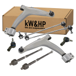 KIT 8 PEZZI COPPIA BRACCETTI ANTERIORI, BIELLETTE, TESTINE E TIRANTI STERZO FIAT CROMA BRA414KWT