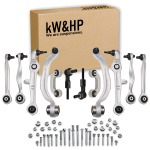 KIT 12PZ BRACCI BRACCETTI OSCILLANTI SOSPENSIONE ANTERIORE PER AUDI A4 / A4 AVANT DAL 2001 AL 2004