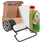 KIT TAGLIANDO 3 FILTRI + 4LT OLIO MOTORE CASTROL_5W30 PER SUZUKI IGNIS 1.2 HYBRID 61kW 83CV