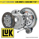 KIT FRIZIONE 4PZ CON VOLANO BIMASSA E CUSCINETTO REGGISPINTA PER FOCUS 1.6 TDCi, MAZDA 3 VOLVO 1.6