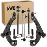 KIT 8PZ BRACCI BRACCETTI OSCILLANTI BIELLETTE TESTINE E TIRANTI STERZO ANTERIORI DX/SX PER ALFA GIULIETTA (940)