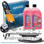 KIT CATENA DISTRIBUZIONE RINFORZATO COMPETO POMPA ACQUA CINGHIA POLY-V E ANTIGELO FIAT 1.3 MULTIJET PUNTO PANDA