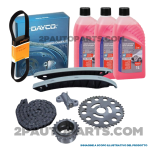 KIT CATENA DISTRIBUZIONE E CINGHIA SERVIZI PER QASHQAI II X-TRAIL VIVARO KADJAR MEGANE TRAFIC 1.6 DCI