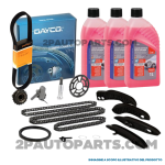 KIT CATENA DISTRIBUZIONE E CINGHIA SERVIZI PER BMW MINI N47 X1 X3 X4 X5 SERIE 3 SERIE 4 520D