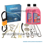 KIT CATENA DISTRIBUZIONE E CINGHIA SERVIZI ANTIGELO PER OPEL ASTRA G H CORSA C D AGILA A MERIVA 1.2 1.4